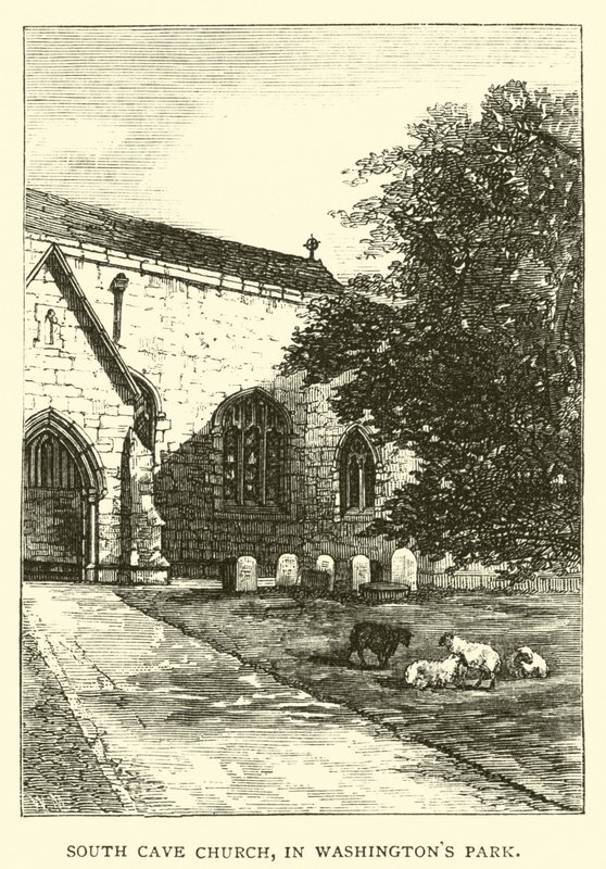 South Cave Kirche, im Washingtons Park von English School