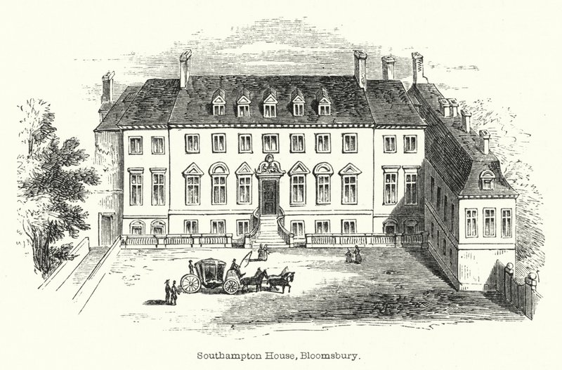 Southampton Haus, Bloomsbury (Stich) von English School