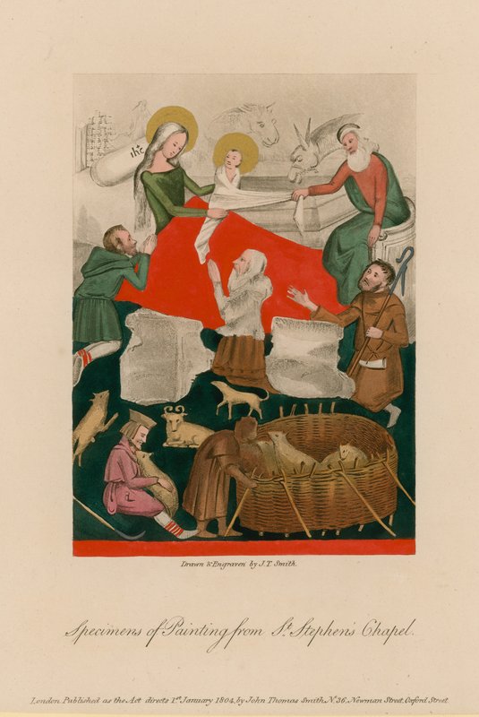 Malereien aus der St. Stephens Kapelle von English School