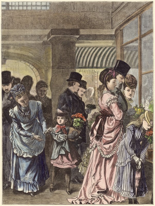 Frühlingszeit in Covent Garden von English School