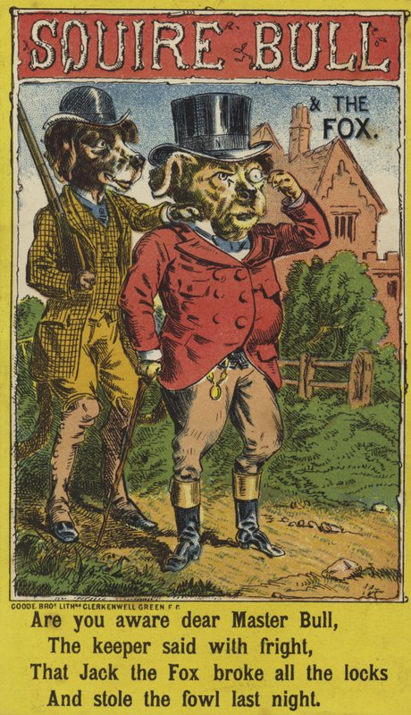 Squire Bull und der Fuchs von English School