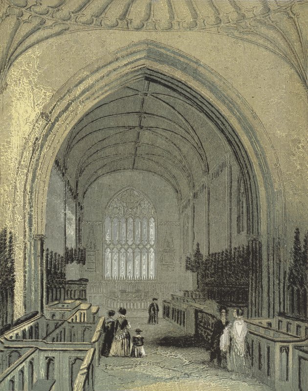 St. Asaphs Kathedrale, der Chor von English School
