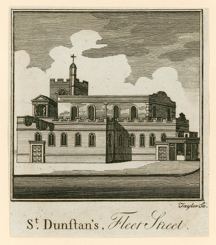 St Dunstans, Fleet Street, London von English School