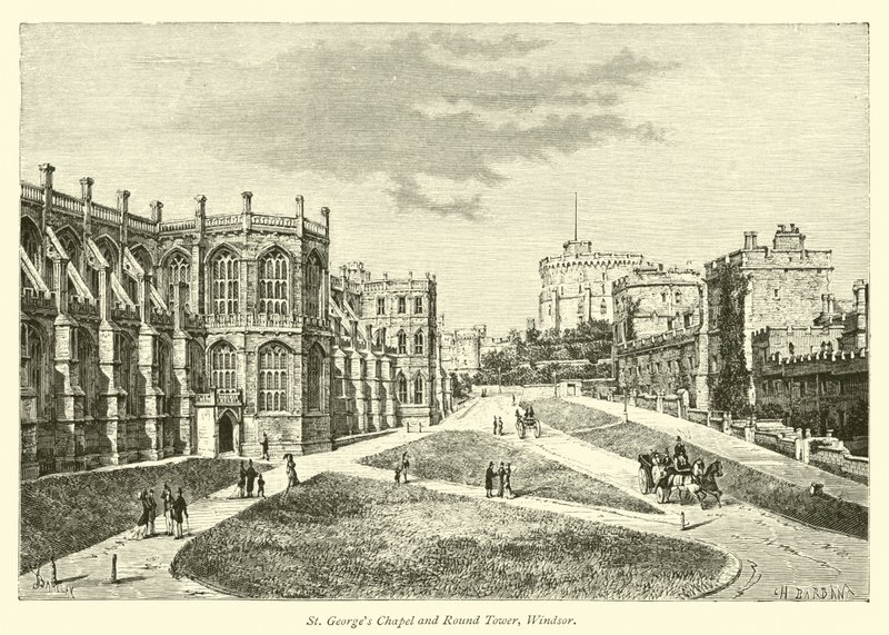 St. Georgs Kapelle und Rundturm, Windsor von English School