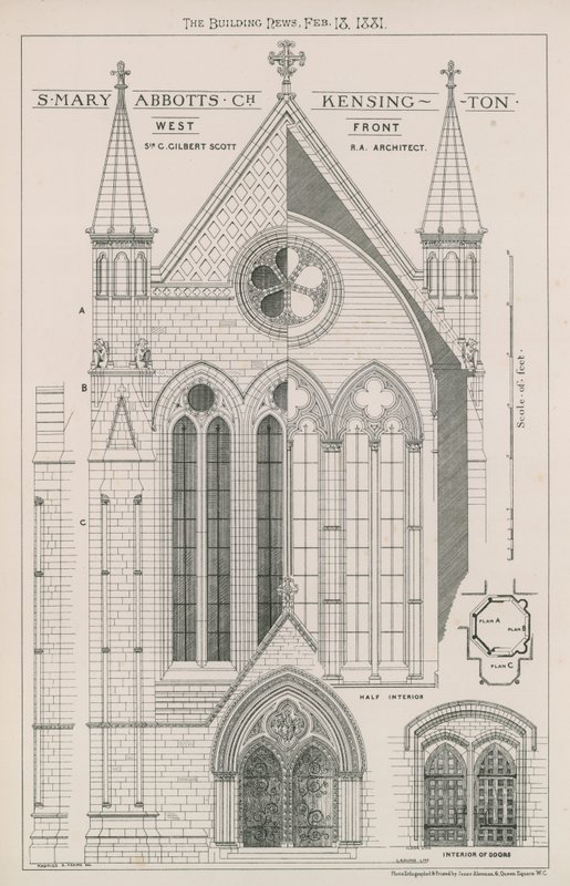 St Mary Abbotts Kirche, Kensington von English School