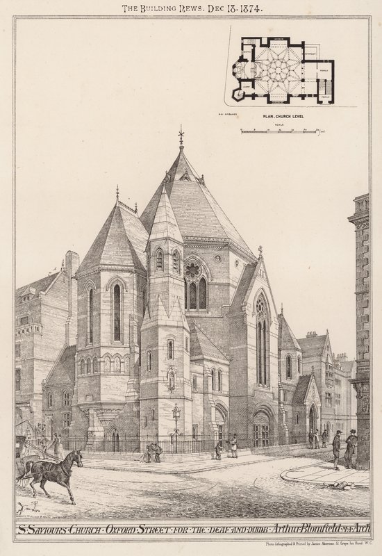 St. Saviours Kirche, Oxford Street, für Taube und Stumme von English School