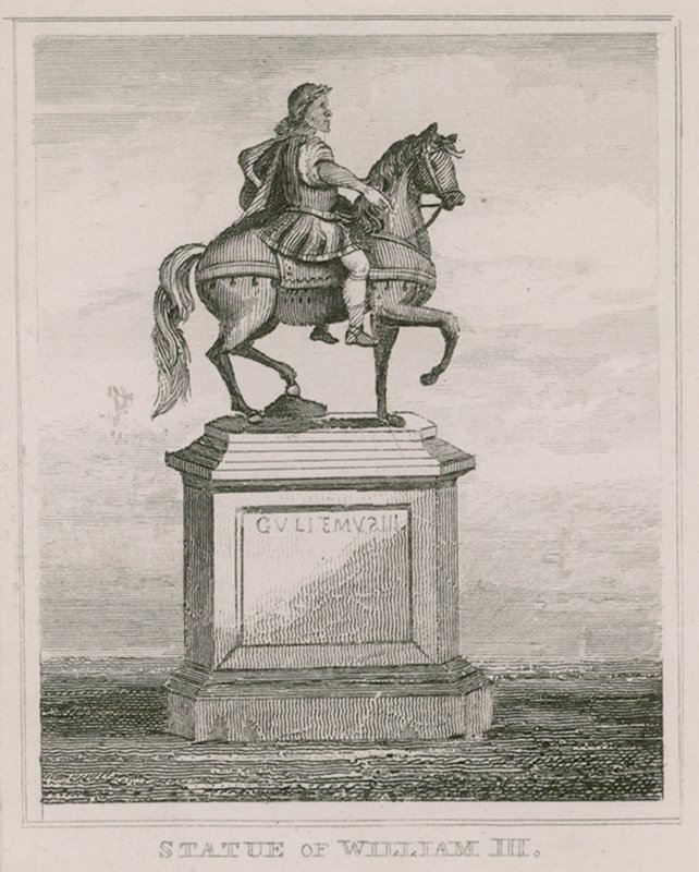 Statue von König Wilhelm III. auf dem St. James