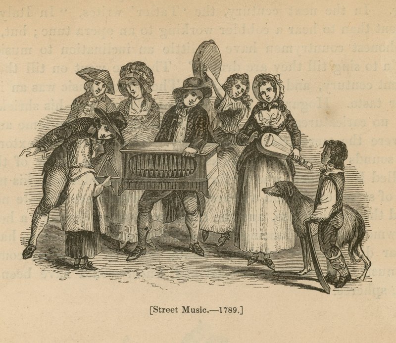 Straßenmusik von English School