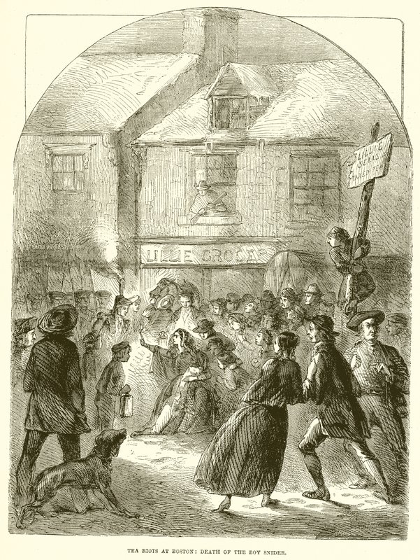 Teekrawalle in Boston: Tod des Jungen Snider von English School