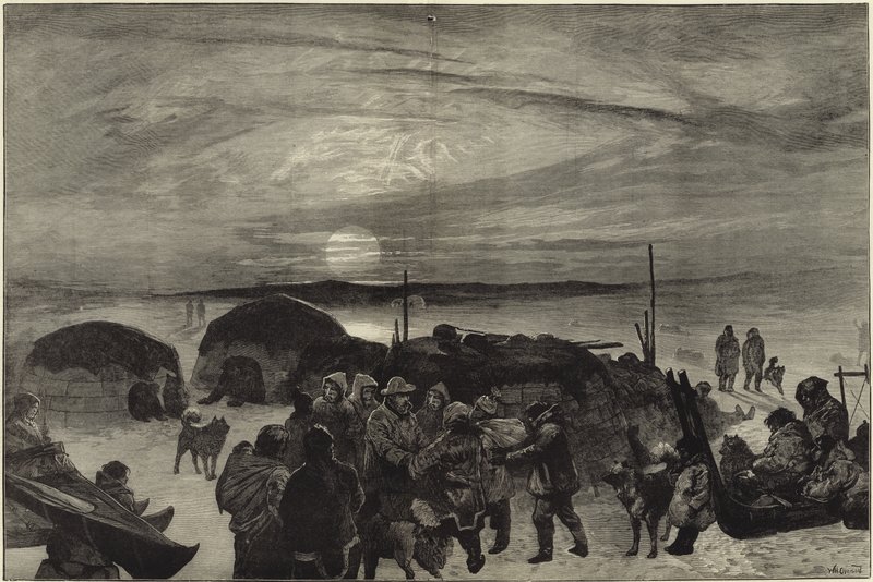 Die amerikanische Franklin-Suchexpedition von English School