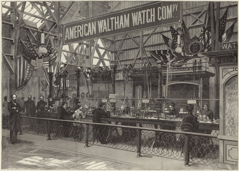 Die American Watch Company von Waltham von English School