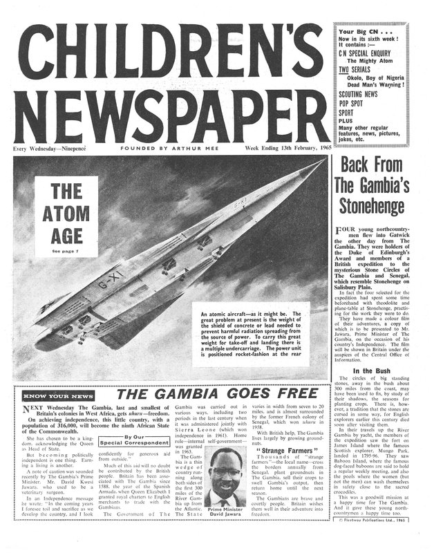 Das Atomzeitalter, Titelseite der 