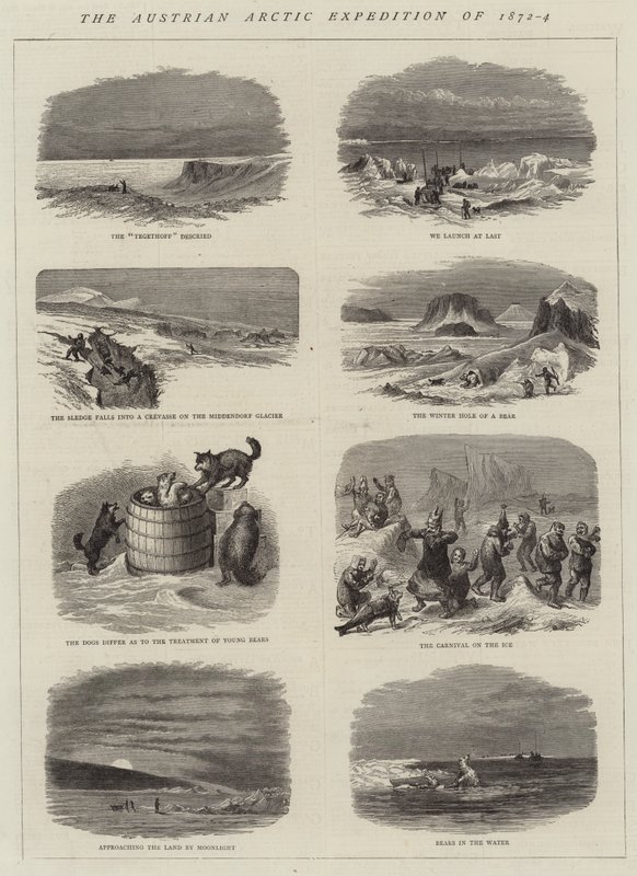 Die österreichische Arktisexpedition von 1872-4 (Gravur) von English School