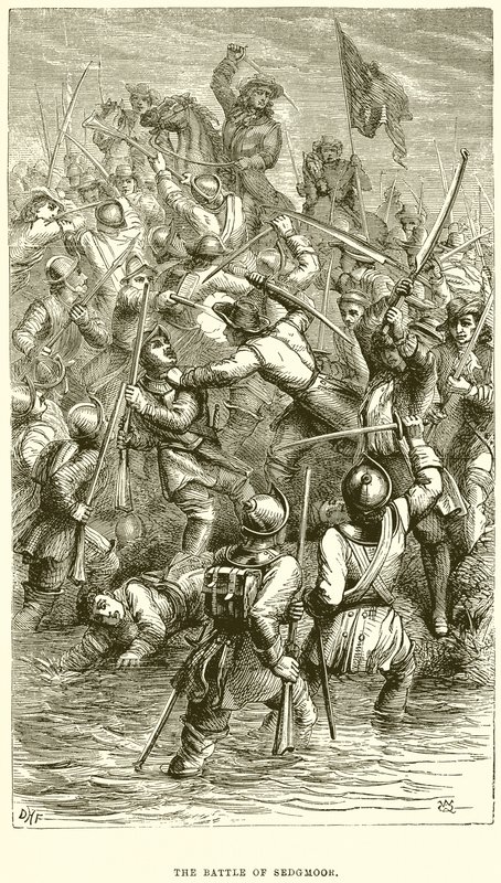 Die Schlacht von Sedgemoor von English School