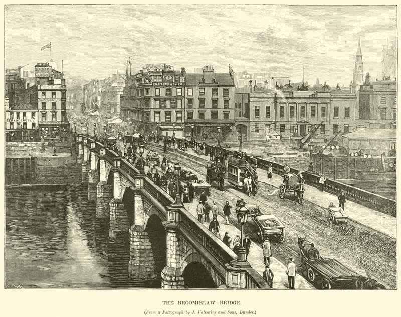 Die Broomielaw-Brücke von English School