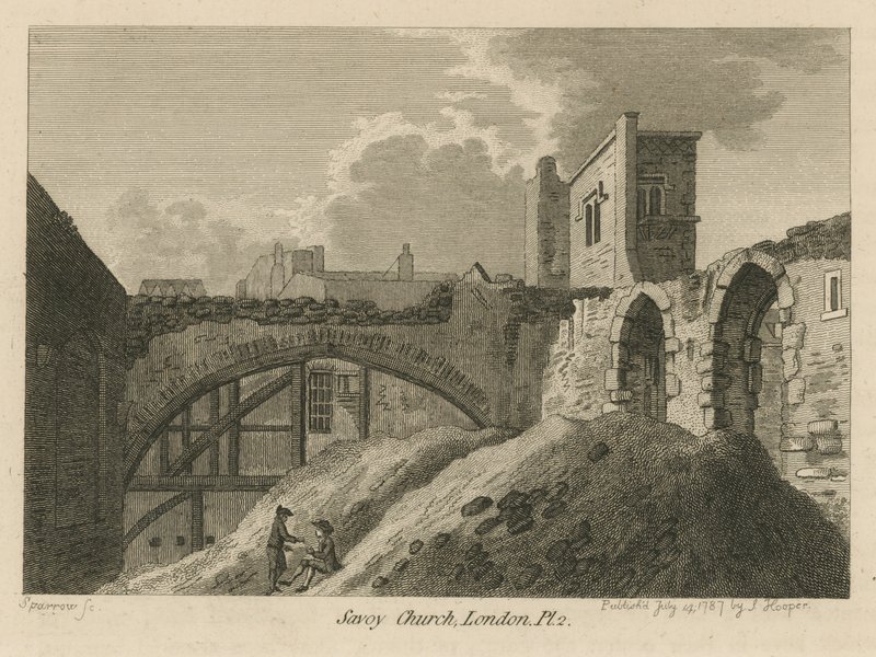 Die Kapelle des Heiligen Johannes des Täufers im Savoy von English School