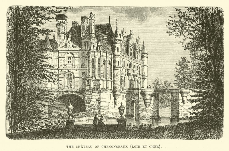 Das Schloss Chenonceaux, Loir et Cher von English School