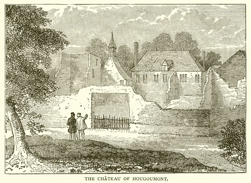 Das Schloss von Hougoumont von English School
