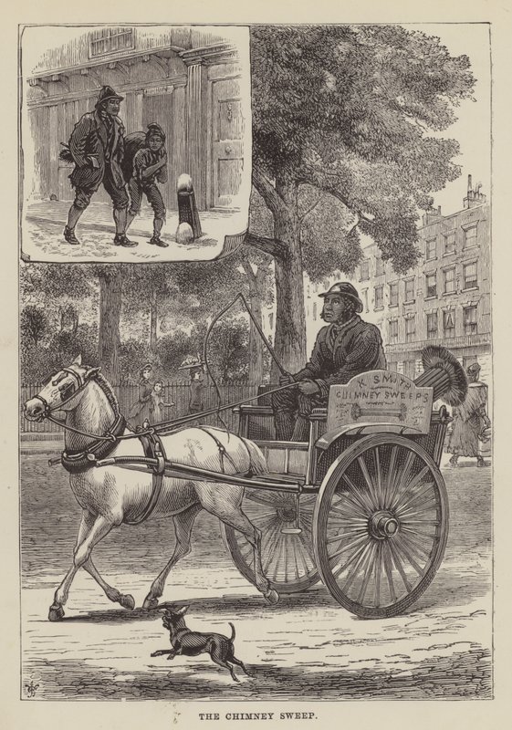 Der Schornsteinfeger (Gravur) von English School