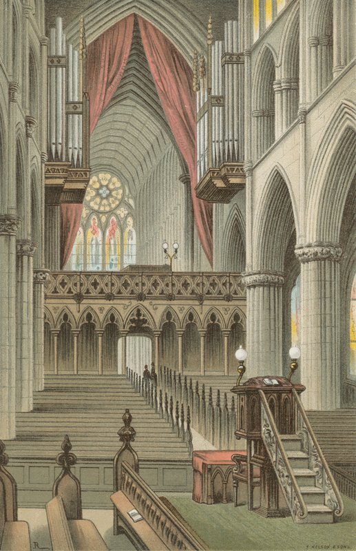 Der Chor, Glasgow Cathedral von English School
