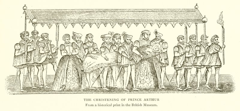 Die Taufe von Prinz Arthur von English School