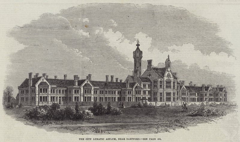 Die städtische Irrenanstalt, nahe Dartford von English School