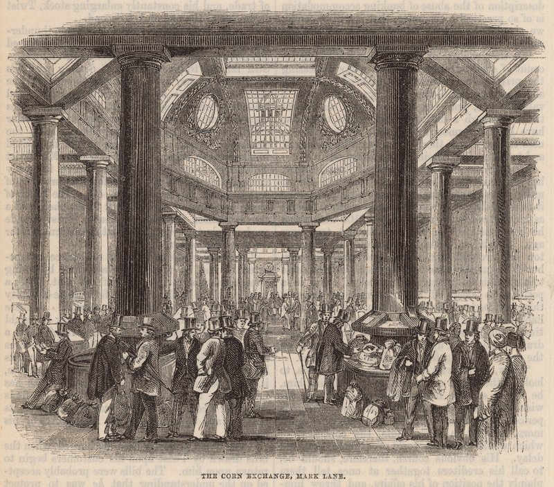 Die Kornbörse, Mark Lane, London von English School