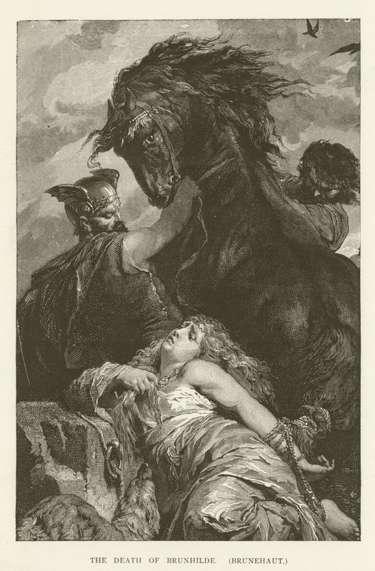 Der Tod von Brunhilde (Brunehaut) von English School