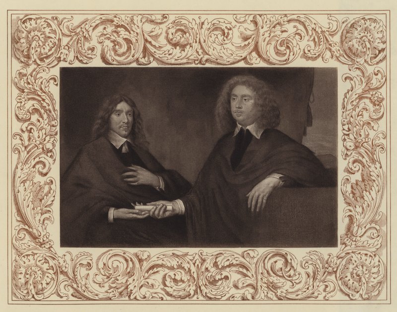 Der Earl of Lauderdale (rechts) und der Earl of Lanark (später zweiter Herzog von Hamilton) von English School