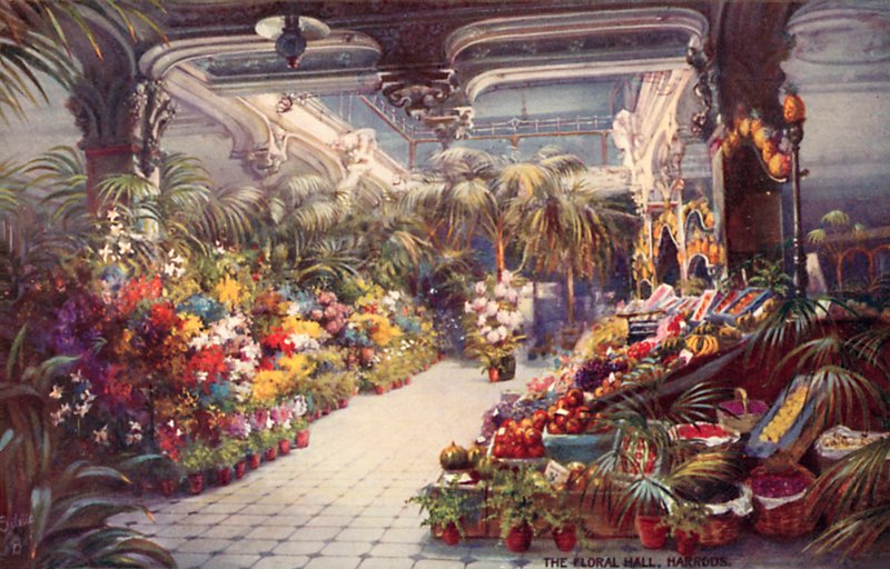 Die Blumenhalle, Harrods von English School
