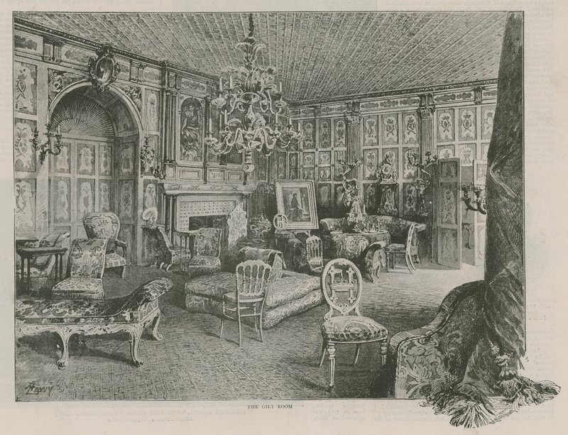 Der vergoldete Raum, Holland House von English School