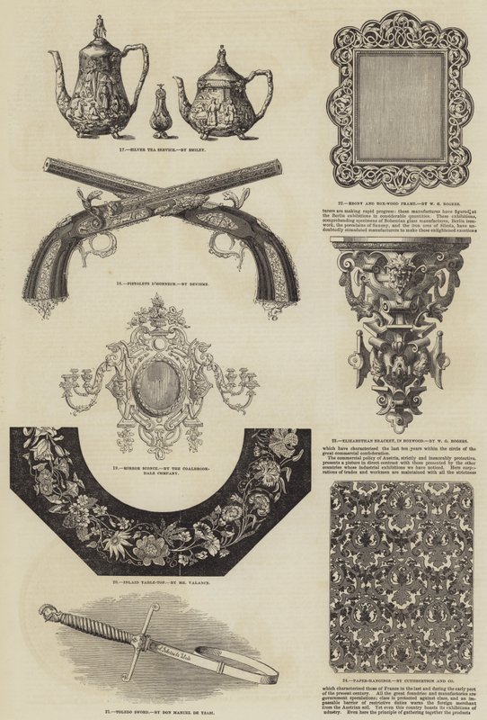 Die Große Ausstellung (Stich) von English School