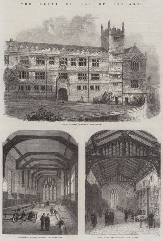 Die großen Schulen Englands (Stich) von English School