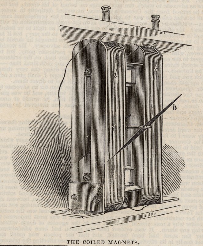 Der Great Western Electric Telegraph: Die gewickelten Magnete von English School