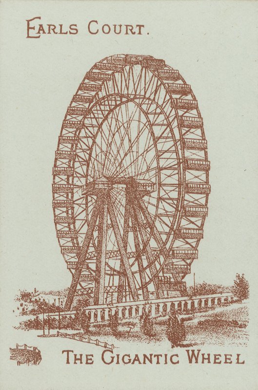 Das Große Rad, Earls Court, London von English School