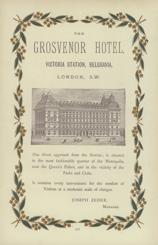 Das Grosvenor Hotel von English School