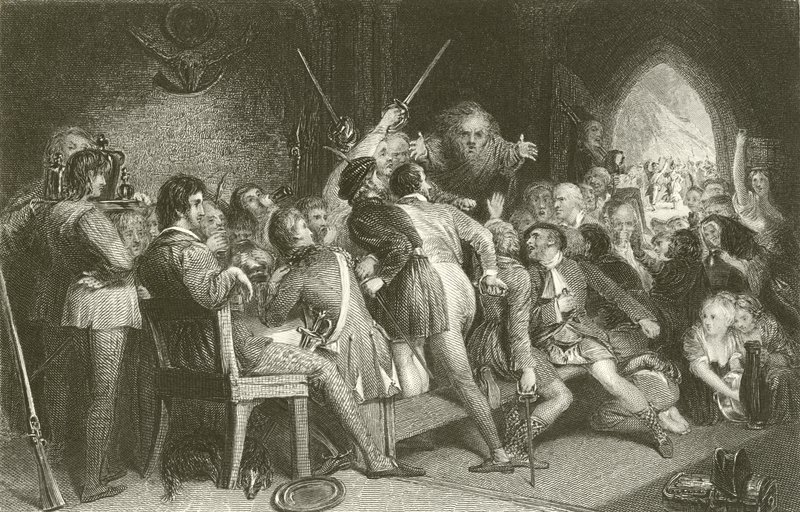 Die Halle von Glennaquoich - Ein Hochlandfest von English School