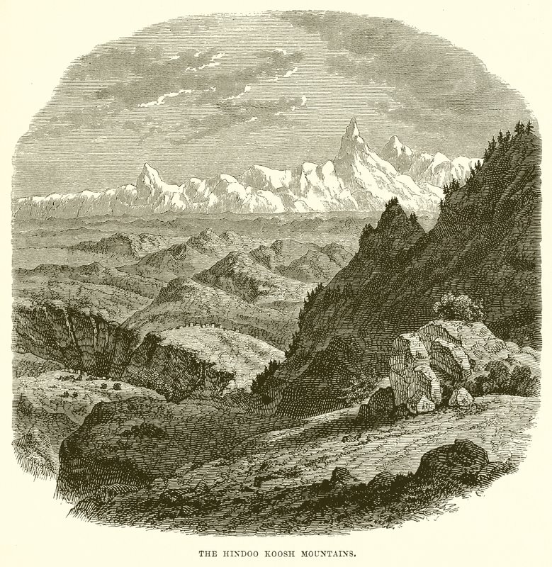Die Hindukusch-Berge von English School