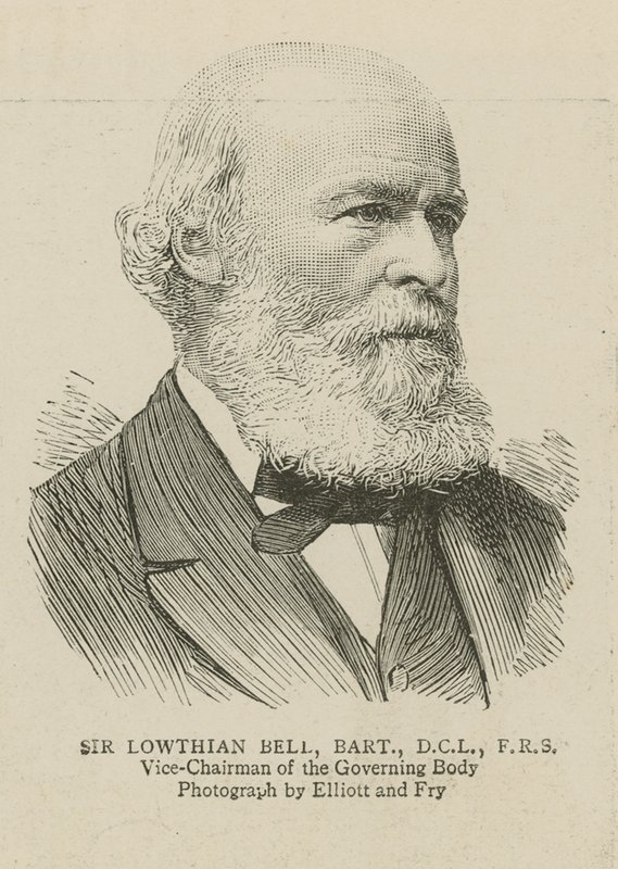 Das Imperial Institute: Sir Lowthian Bell, stellvertretender Vorsitzender des Leitungsgremiums von English School