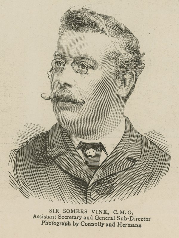 Das Imperial Institute: Sir Somers Vine, stellvertretender Sekretär und Generalunterdirektor von English School