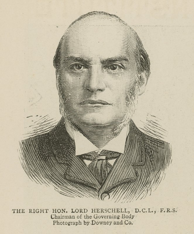 Das Imperial Institute: Der ehrenwerte Lord Herschell, Vorsitzender des Leitungsgremiums von English School