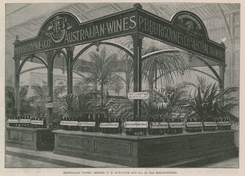 Die Internationale Gesundheitsausstellung: Australische Weine von English School