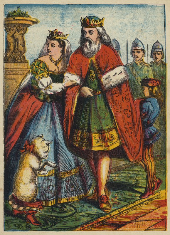Der König und die Prinzessin besuchen den Marquis von English School