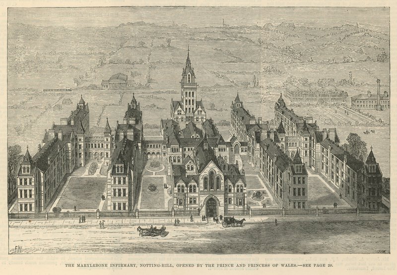Das Marylebone Infirmary, Ladbroke Grove Road, Notting Hill von English School