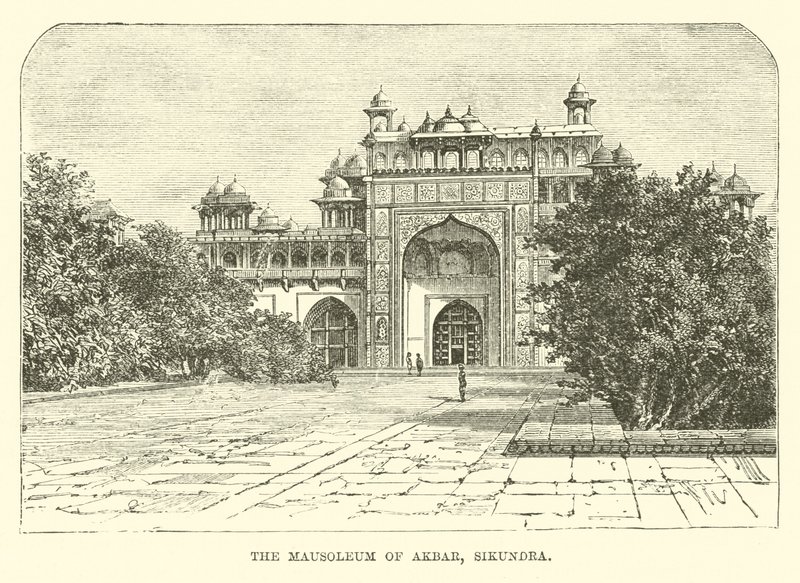 Das Mausoleum von Akbar, Sikundra von English School