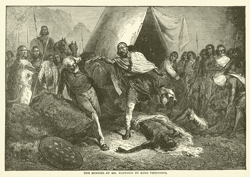Der Mord an Mr. Plowden durch König Theodor von English School