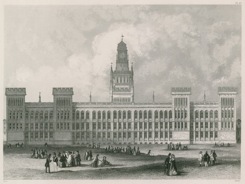 Das neue Archivgebäude, Rolls Buildings von English School