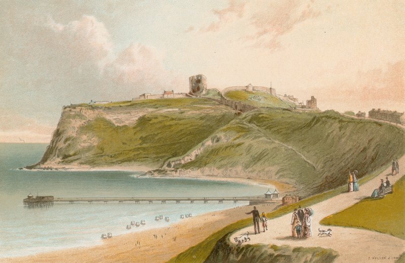Die Nordklippe - Scarborough von English School