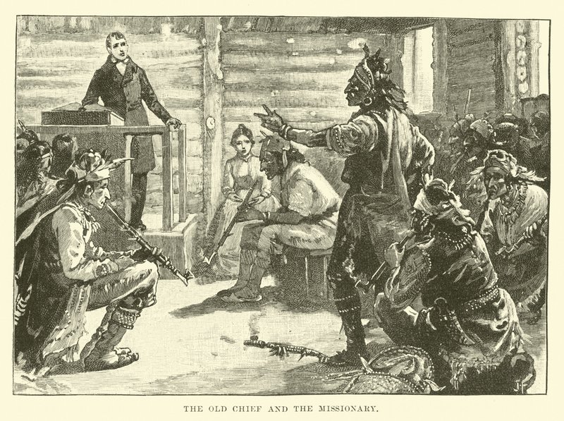 Der alte Häuptling und der Missionar von English School