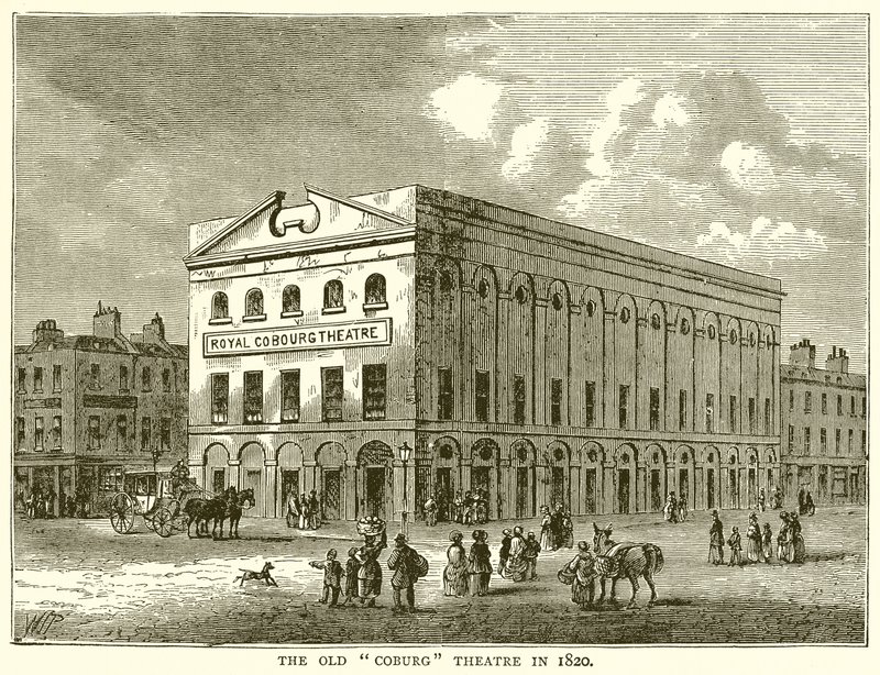 Das Alte Coburg Theater, 1820 von English School